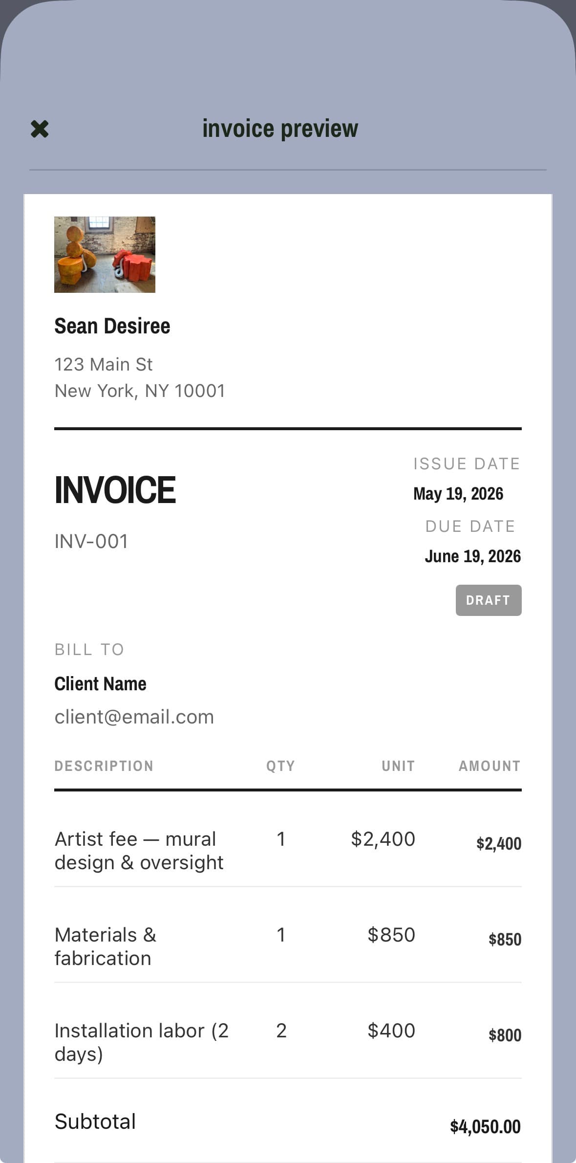 Invoice Generator
